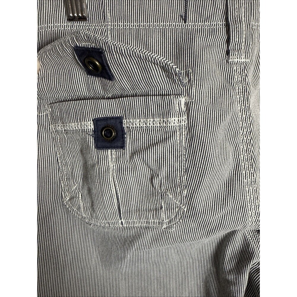 American Eagle Blue White Striped Pants Women’s Size 10 Vintage? - Picture 8 of 16
